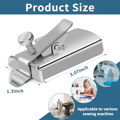 TIGARI Magnetic Seam Guide for Sewing Machine, Magnetic Sewing Guide with Clip, Multifunctional Ruler, Hemmer Guide, Seam Guide, Hem Guide for Walking Foot Sewing Machine, Sewing Supplies Accessories - Image 5
