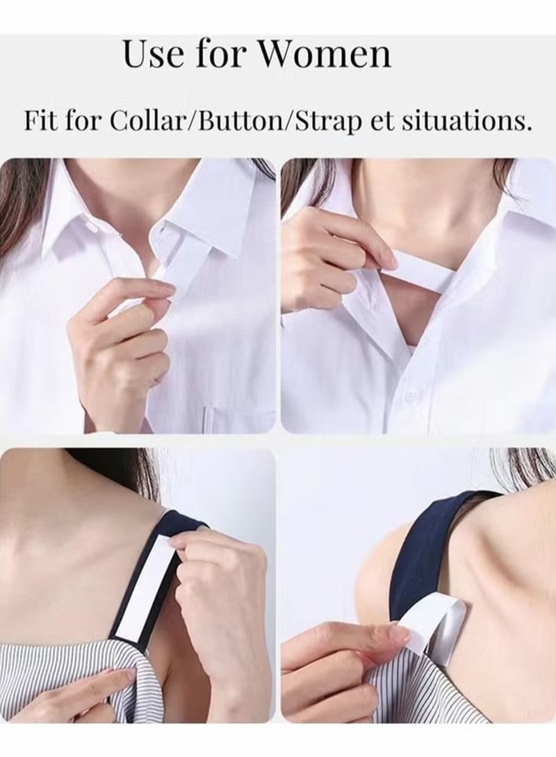 Double Sided Tape for Apparel and Body, Clear Gentle Strong Adhesive Ladies Clothing All Skin Tones Fabrics (36 Pcs) - Image 3