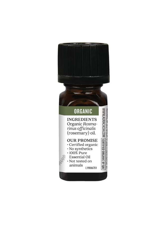 Aura Cacia Pure Essential Oil Rosemary Verbenone 0.25 fl oz 7.4 ml  - Image 2