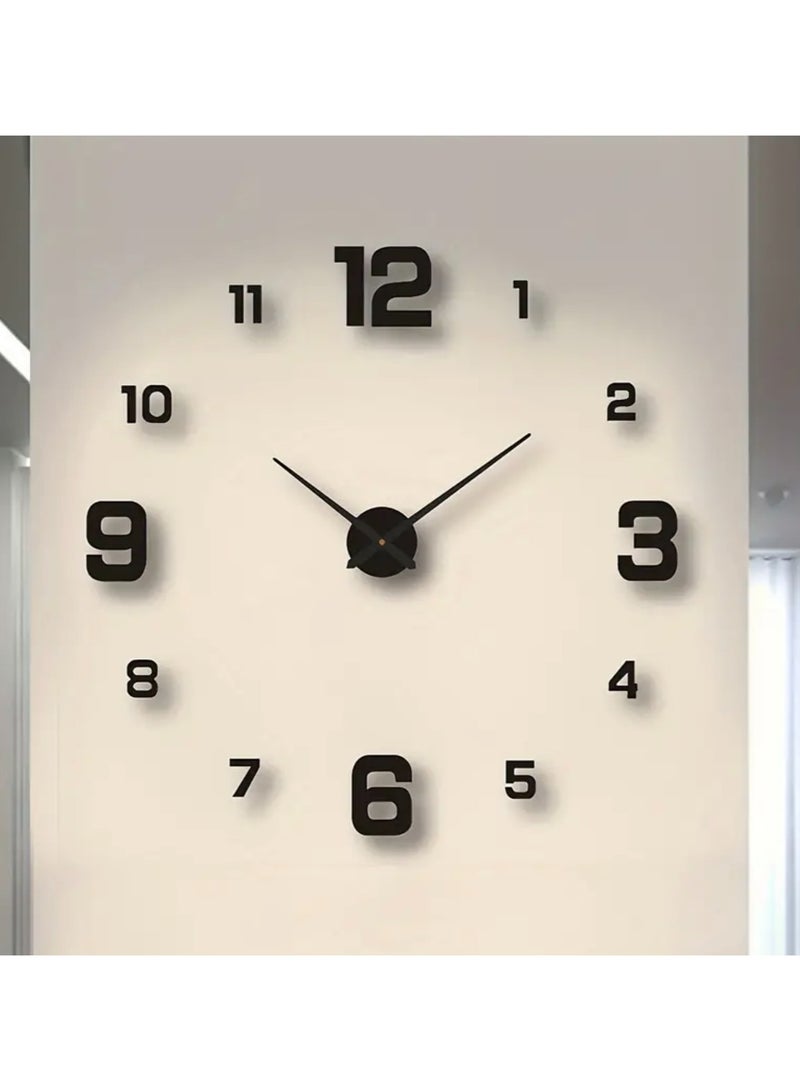 Modern wall clock. Elegant wall clock. Contemporary decor clock. Minimalist design clock. Wall clock with large numbers. Clean-looking wall clock. Clock with black hands. Easy-to-read wall clock. Coordinated for contemporary decor. Simple and stylish wall clock. Versatile wall clock for all decor types.Modern wall clock. Elegant wall clock. Contemporary decor clock. Minimalist design clock. Wall clock with large numbers. Clean-looking wall clock. Clock with black hands. Easy-to-read wall clock. Coordinated for contemporary decor. Simple and stylish wall clock. Versatile wall clock for all decor types.  - Image 2