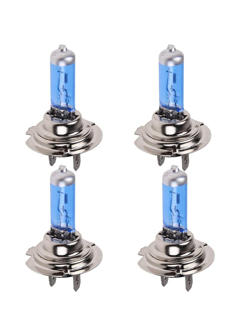 SYOSI SYOSI 4Pcs H7 100W 6000K Xenon Gas Halogen Headlight Car Vehicle 12V Ultra Bright White Fog Halogen Lamp Bulbs Car Head Light Lamp  - Image 5