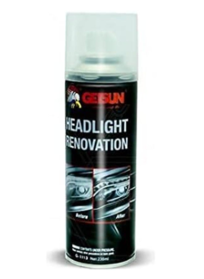 GETSUN Getsun G-1113 Headlight Renovation Spray 235ml | Restore Clarity and Shine | Quick and Effective Headlight Cleaner - Image 2
