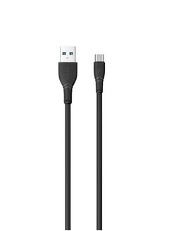 كابل USB-A إلى Micro USB 2.4A 2M - أسود