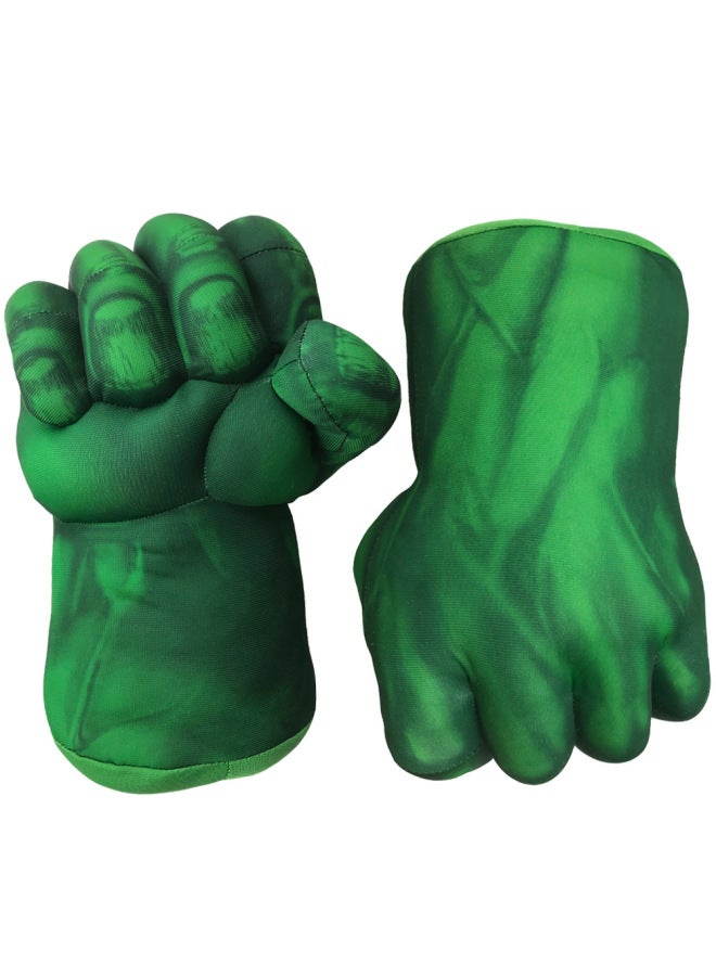 Green Fist Red Spider Plush Toys Children's Boxing Gloves Giant Soft Stuffed Dolls Plaything-Color:Green Fist 02 (single Price)-Height:Simple Packaging (buy Even Pairs) - Image 1