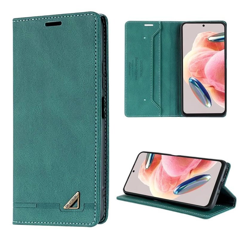 MS Silicone Phone Case for Redmi Note 14 with Shockproof and Drop Protection plus Shockproof plus Kickstand plus Strong Magnetic in Red - Image 2