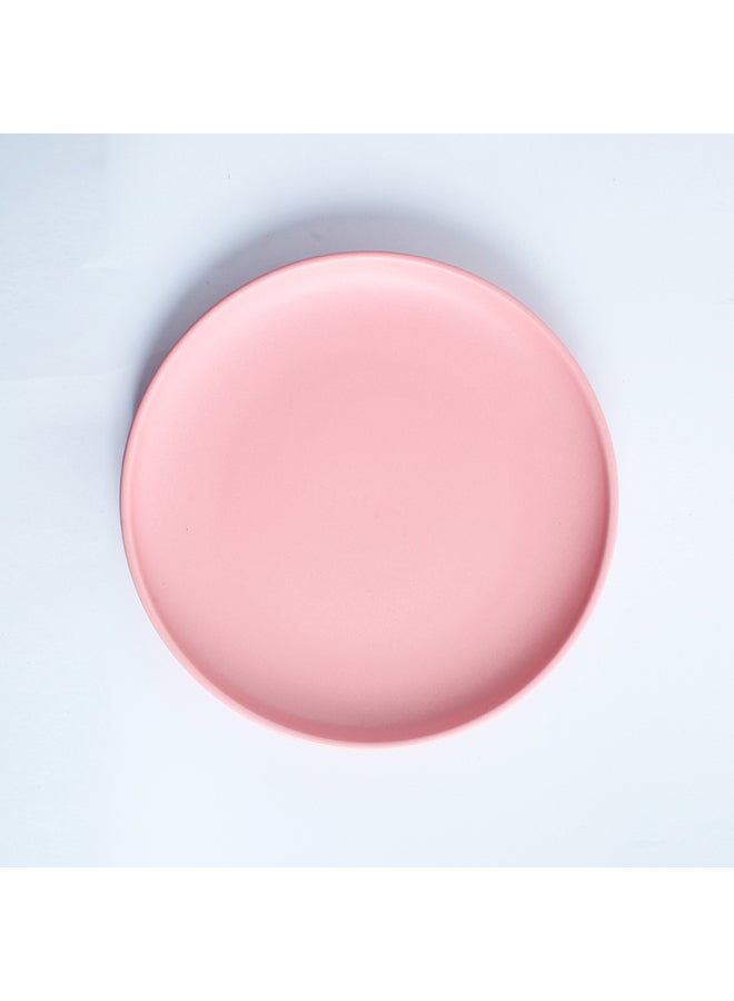 Ceramic Pizza Plate Pink 8inch - Image 2
