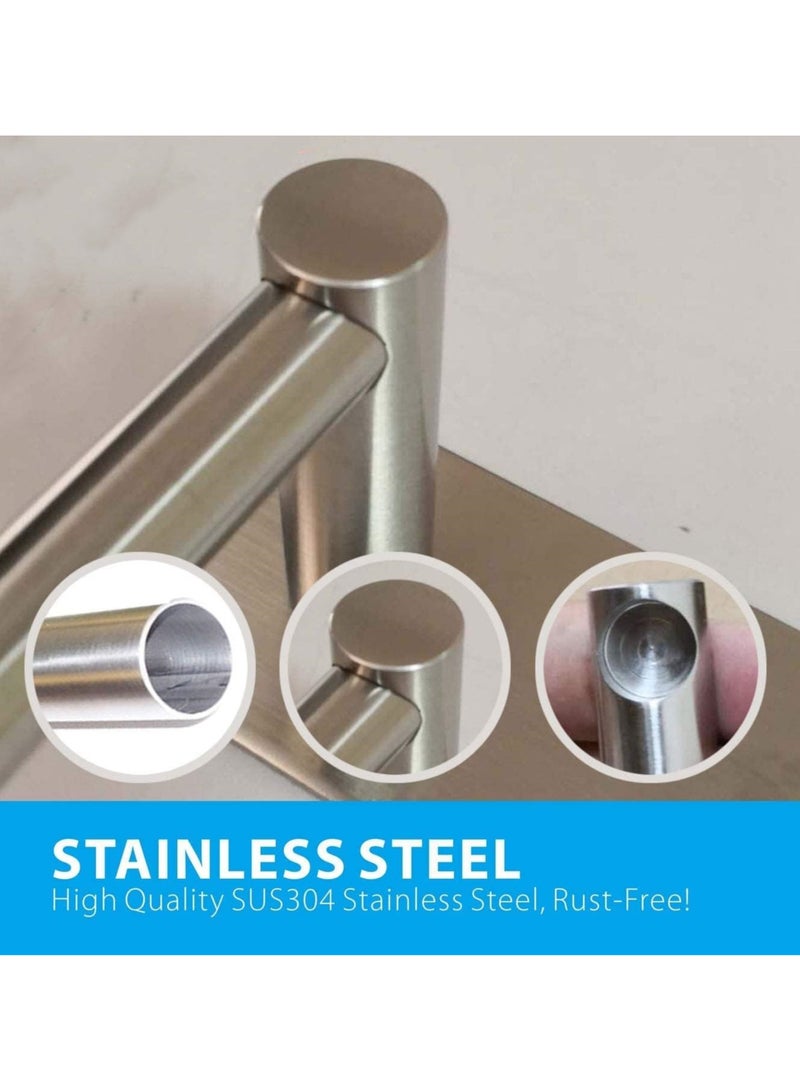 AUTOYSUR Bathroom Towel Rack Set 304 Stainless Steel Towel Bar Rust-Proof and Waterproof Suitable for Bathroom Towel Cleaning Tool Rack (1 Layer)  - Image 5