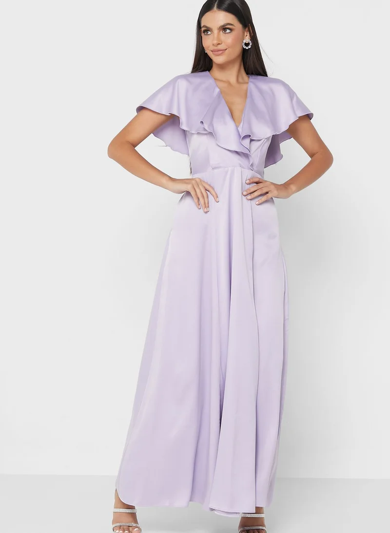 Closet London Cape Detail Dress