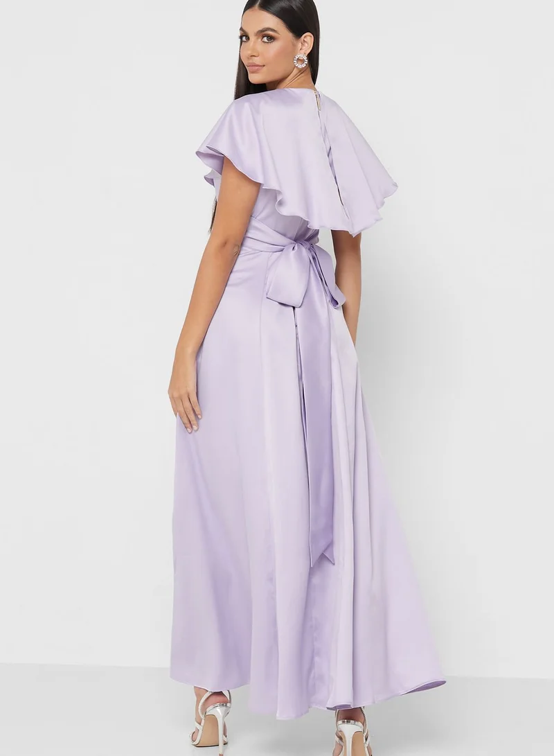 Closet London Cape Detail Dress