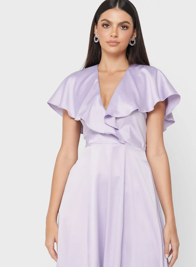 Closet London Cape Detail Dress
