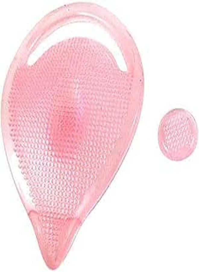 Blackhead Remover Facial Wash Silicon Brush pink