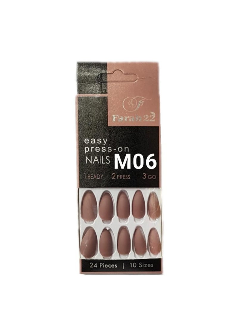 Farah22 24-Piece False Nails