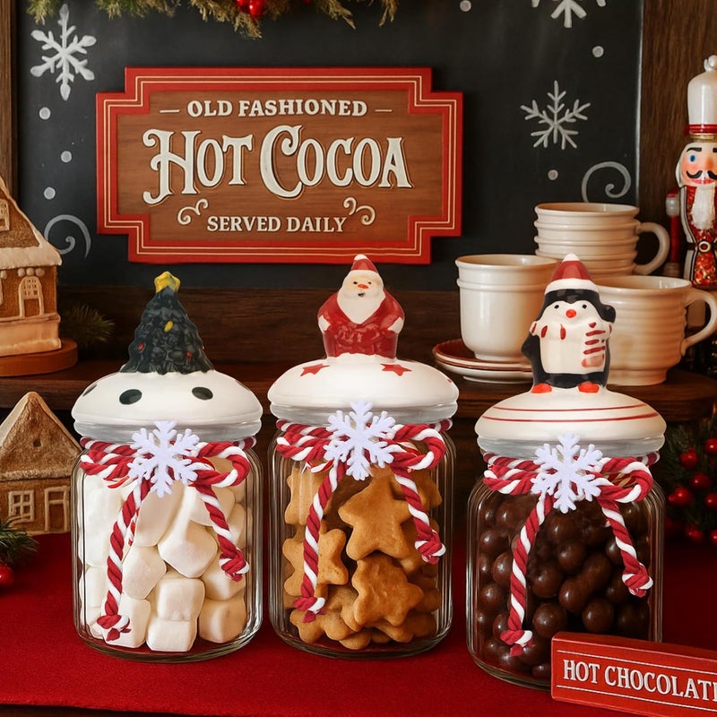 Vesici مجموعة برطمانات زجاجية فيسيشي لعيد الميلاد - Image 1