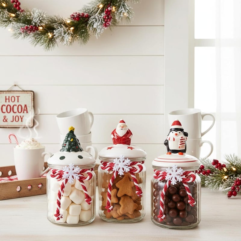 Vesici مجموعة برطمانات زجاجية فيسيشي لعيد الميلاد - Image 5