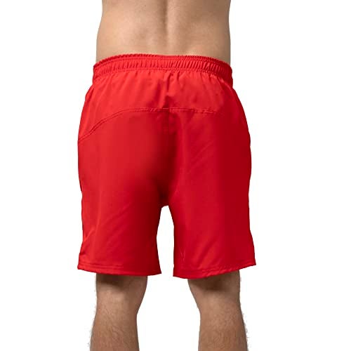 BLARIX Guard Swim Trunks - Above The Knee (Red, Small) - Image 4