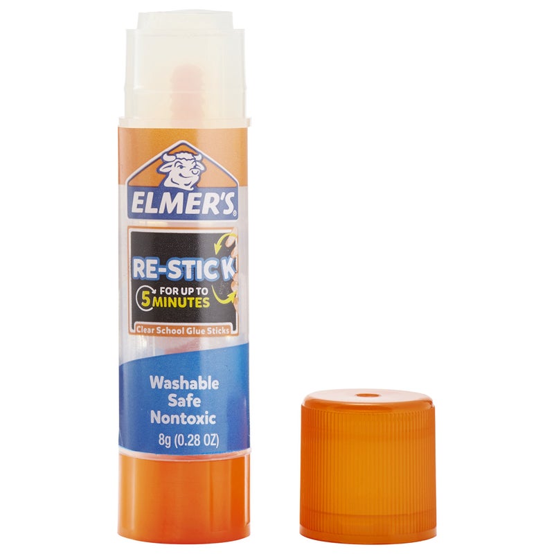 ELMER'S Elmerâ€™s Re-Stick School Glue Sticks, 0.28-Ounces, 2 Count - Image 3