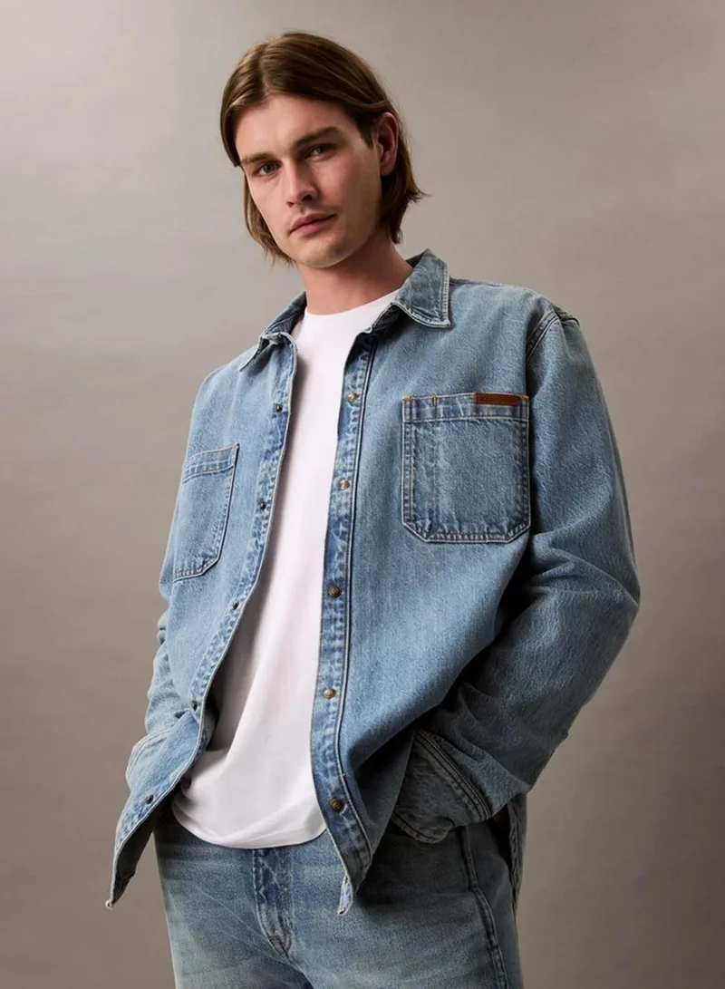 Calvin Klein Bright White Supima Cotton T-Shirt for Men | Best Price UAE