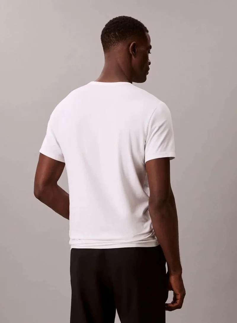 Calvin Klein Bright White Supima Cotton T-Shirt for Men | Best Price UAE