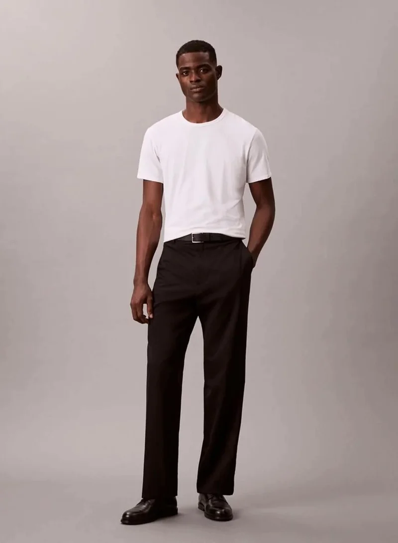 Calvin Klein Bright White Supima Cotton T-Shirt for Men | Best Price UAE
