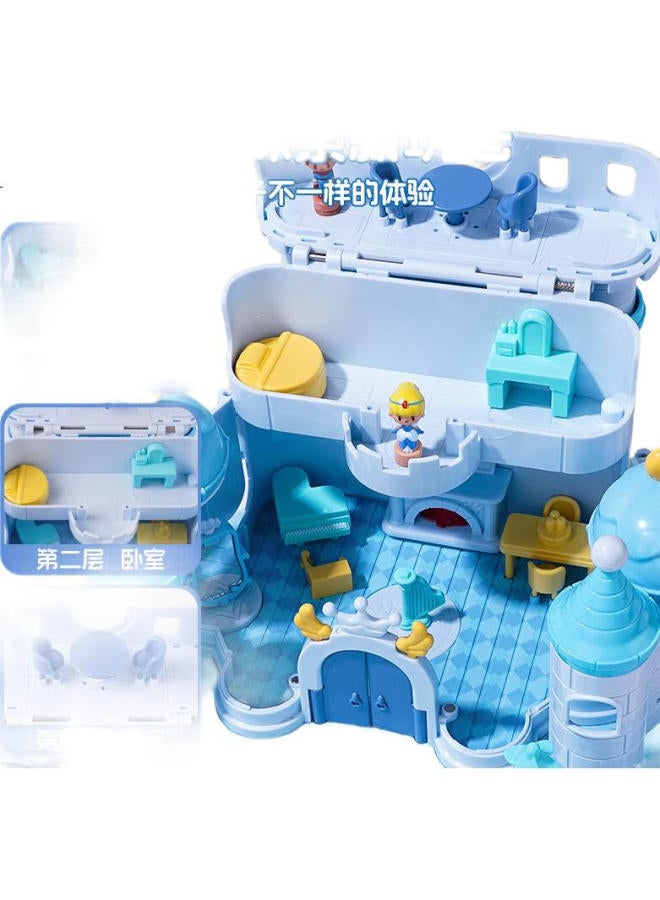 Feibei Children'S Toys, Girls 3-6 Years Old, Magnetic Pretend Play, Princess Castle, Girls' Birthday And Christmas Gifts, 7-14 Years Old - Image 1