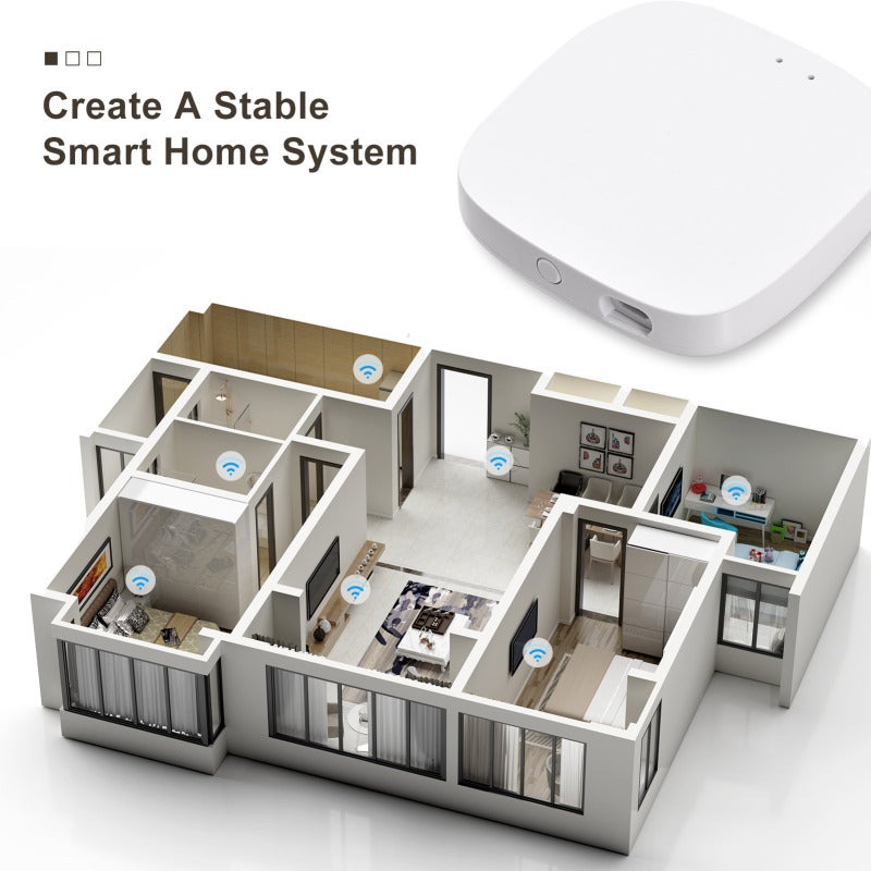 Zigbee 3.0 Gateway Hub Wireless Smart Home Bridge Support SmartLife Tuya App Remote Control WiFi Protocol Google Home - Image 4