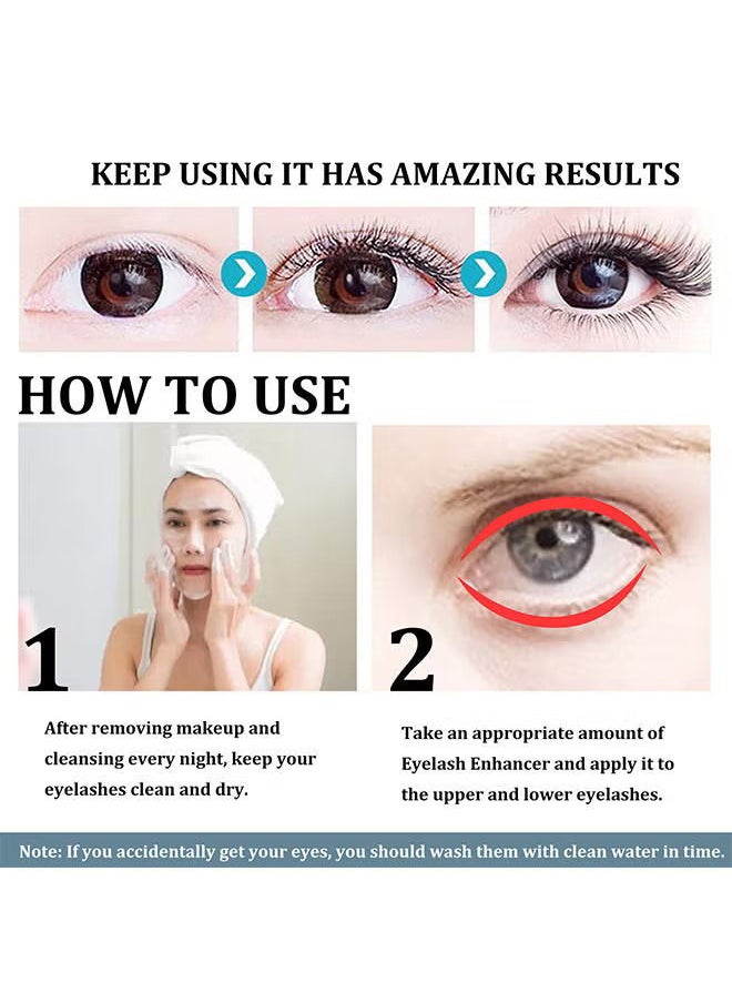 Eyelash Strengthens Oil, For Lash And Brow, Creates Longer And Darker Eyelashes, Eyelash Enhancing Serum To Help Lengthen, Thicken And Darken Your Eyelashes
