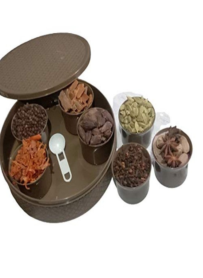 Truvic Spice Container and Masala Box - 7 Piece Set Multicolor - Image 3