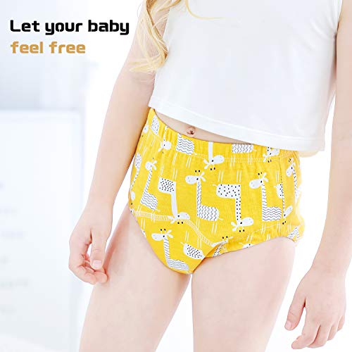 Max Shape Potty Training Pants Girls 2T,3T,4T,Toddler Training Underwear for Baby Girls 4 Pack Red 4T - Image 2