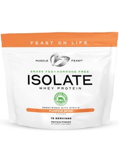 Muscle Feast Grass-Fed Whey Protein Isolate, Pumpkin Spice, 5Lb  - Image 1