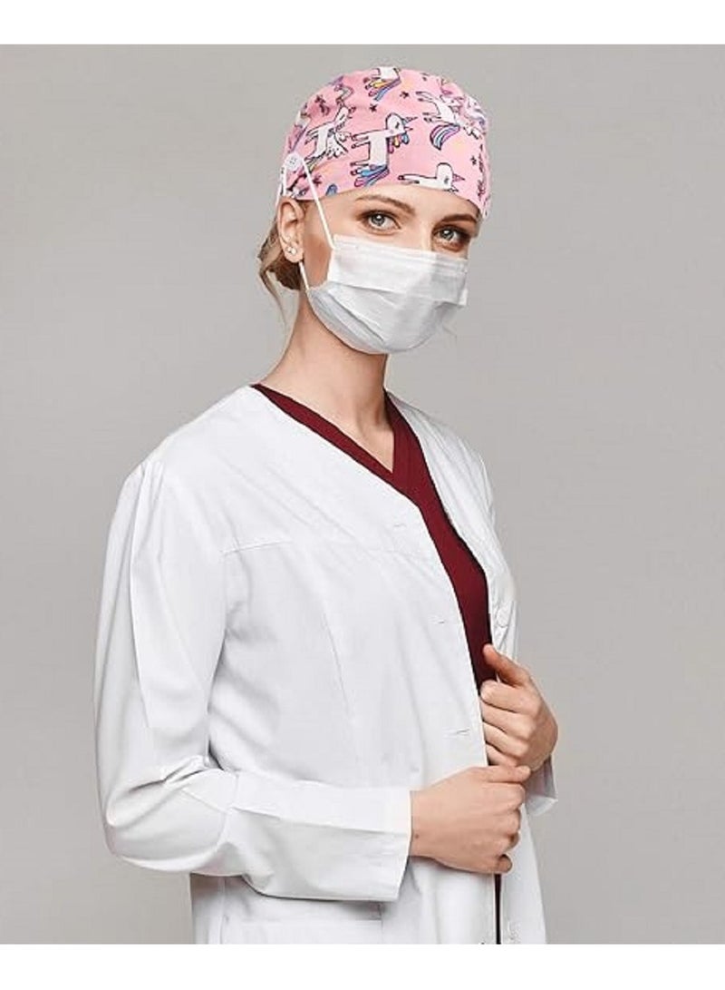 Cotton Printed Surgical Hat Chemotherapy Pack Turban Cap - Image 1
