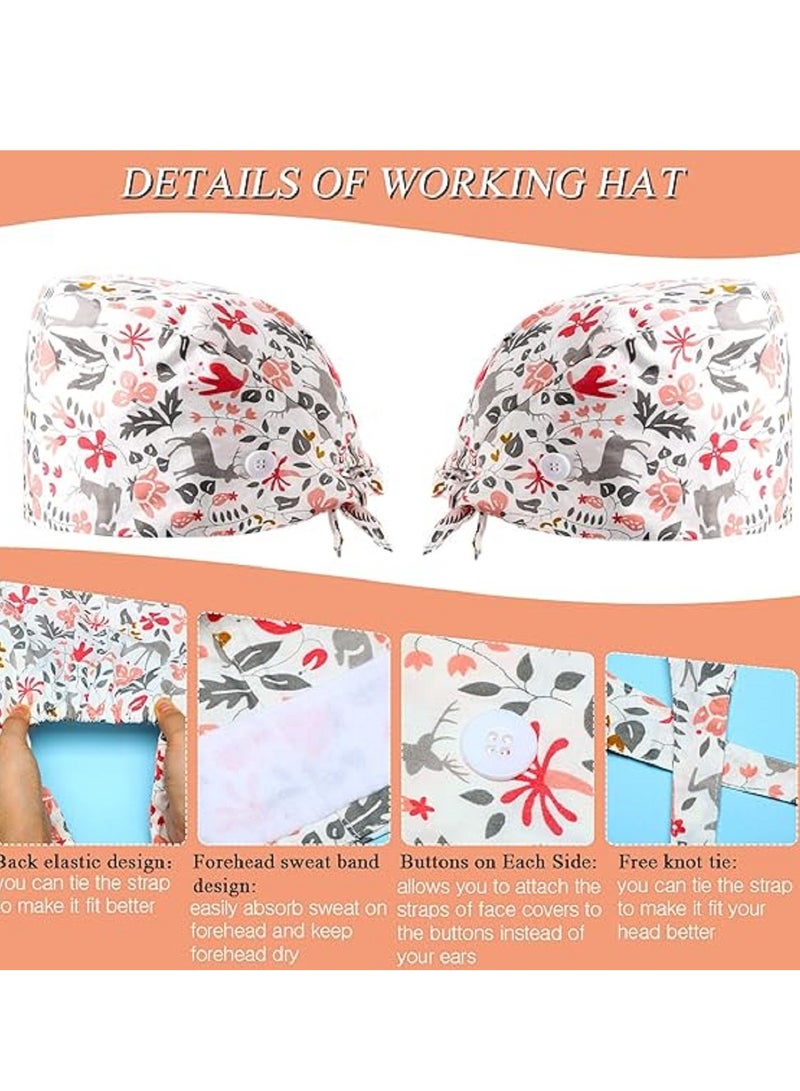 Cotton Printed Surgical Hat Chemotherapy Pack Turban Cap - Image 3