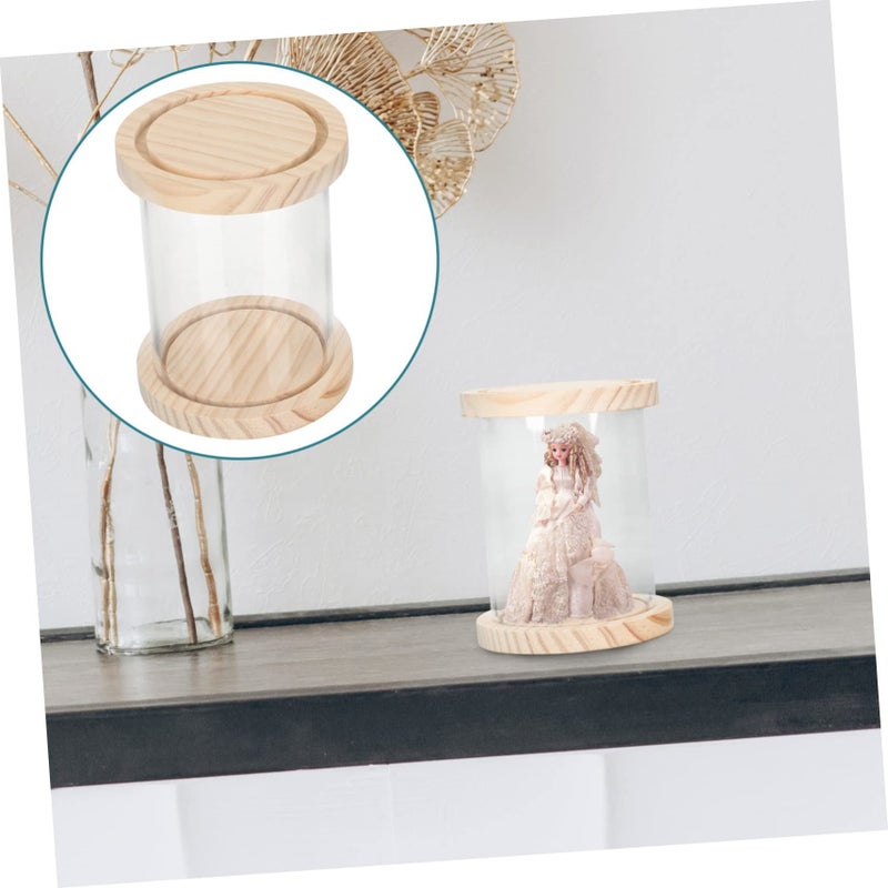 OUNONA Clear Acrylic Display Case for Collectible Figurines Dustproof Storage Box - Image 5