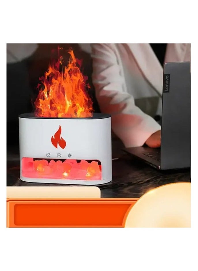 Denx Healthy Living Salt Stone Flame Aroma Therapy Machine - Image 4