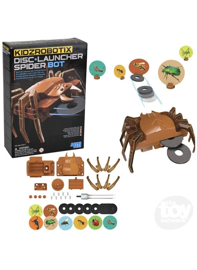 4m 4M KidzRobotix Disc Launcher SpiderBot Robotics Toy  - Image 1