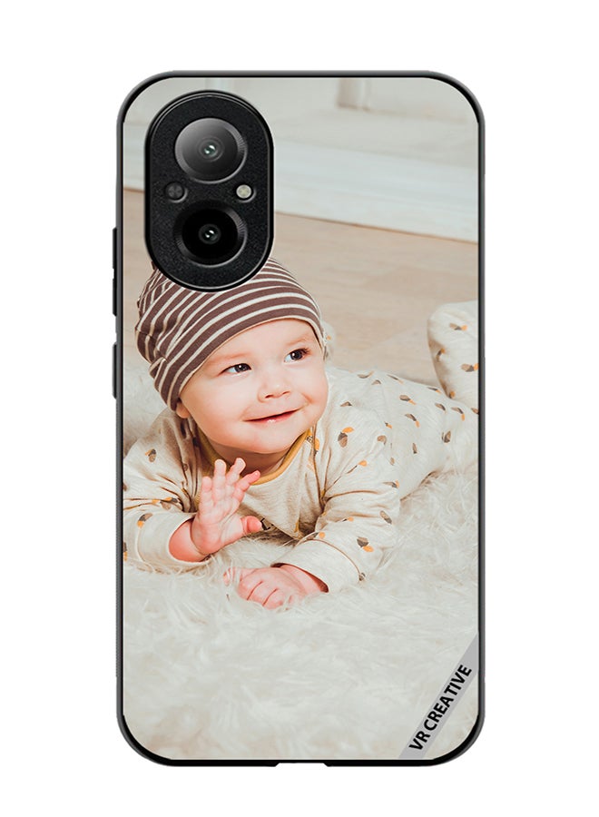 VR CREATIVE Protective Case Cover For Realme C67 4G Hii Baby Design Multicolour - Image 1