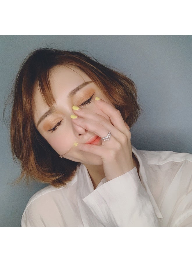 Ring Crown Pearl V-Shape Ring for Women - Unique Elegant Design with Royal Aesthetic - Image 3