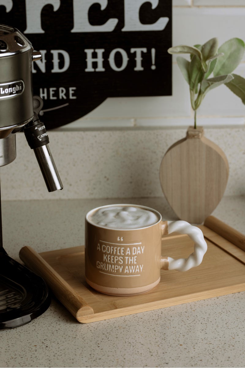 Words Co. Grumpy Away Coffee Mug - Beige - Image 2