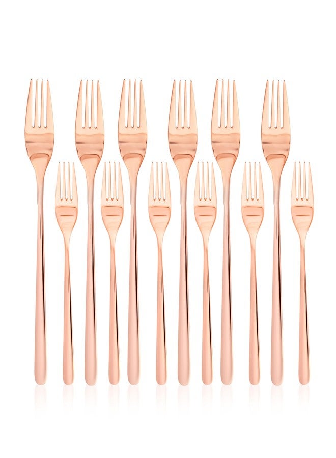 Krupasadhya Stainless Steel Flatware Cutlery Sets/Including Fork Spoons Tableware for Home,Hotel,Restaurant (Frok Set 12) - Image 1