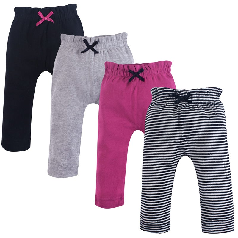 Touched by Nature Touched by Nature Unisex Baby Organic Cotton Pants Black Berry 36 Months
