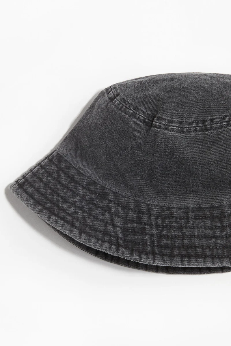 H&M Cotton denim bucket hat