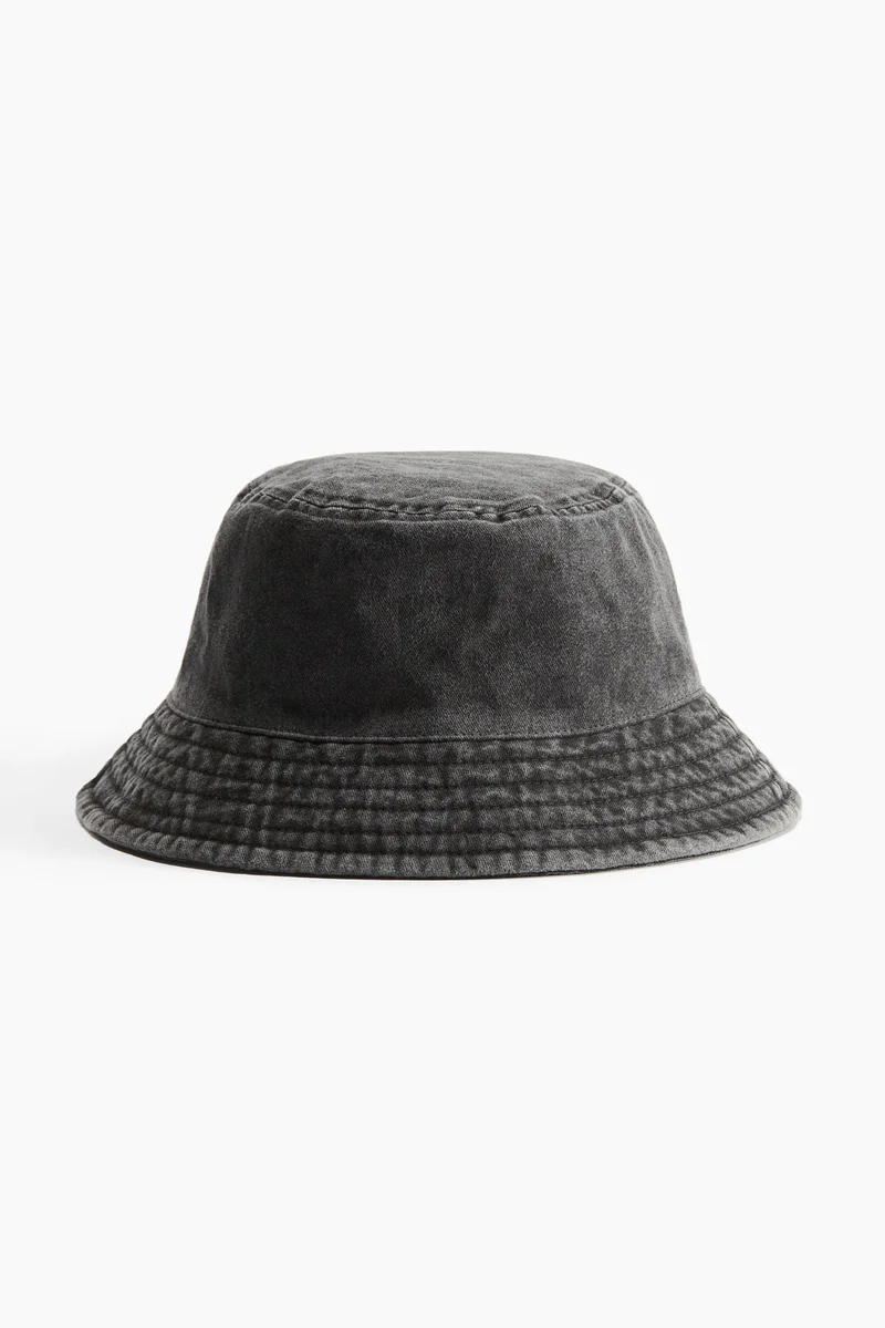 H&M Cotton denim bucket hat