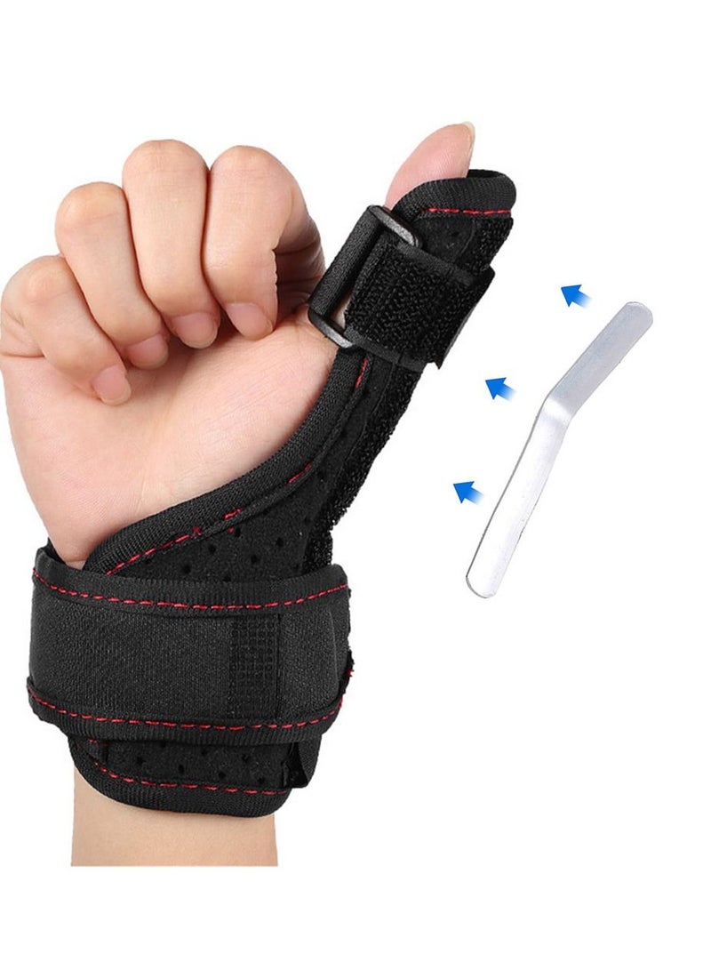 Thumb Splint Support Brace with Wrist Strap Pain Relief from Arthritis Sprains Strains - Image 1