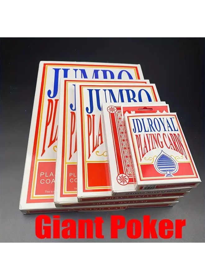 Oversized Playing Cards 4x Larger Perfect Big Games Birthday Fun - Image 3