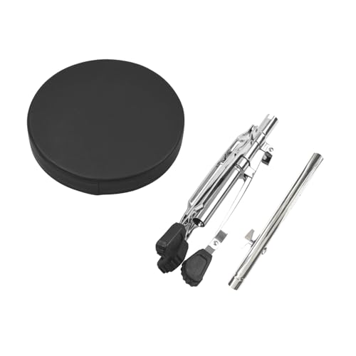 Softline Pro SP36-C Universal Drum Throne Round Padded 2.3 Kg Drum Stool Double-braced Legs Anti-Slip 5 Levels Adajustable Height for Adult Drummers - Image 4