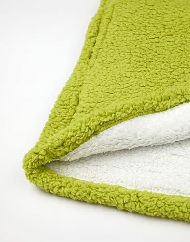 The Grinch Adults Oversized Wearable Blanket Options Green Sherpa Fluffy Fleece Embroidered and AOP Christmas Hoodie - Image 5