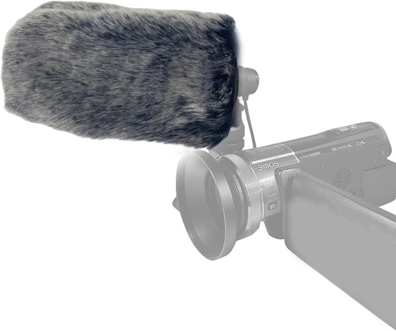 D Color Portable Microphone Windshield Faux Furry Windproof Muff Cover For Outdoor Sound Recording - Image 5