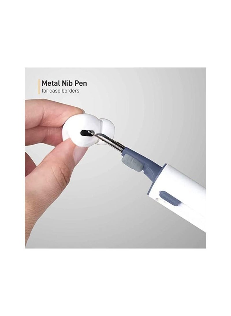 Spaceshoop - Bluetooth Earbuds Cleaning Pen Multin Function Cleaning Headphones Kit with Soft Brush in Ear Headphones Cleaner Kit for Wireless Earphones Case Camera and Mobile Phone - Image 1