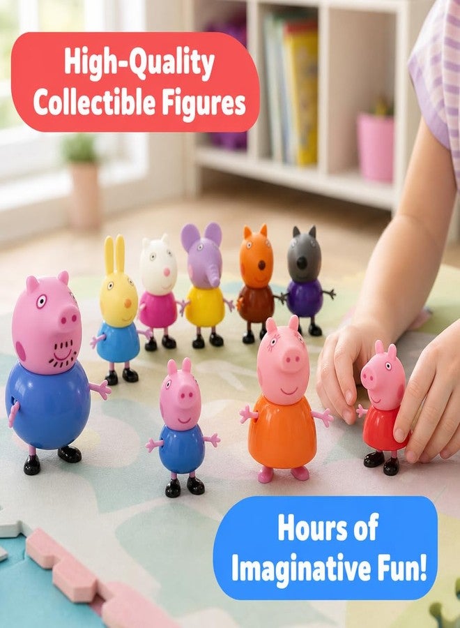 BRAVIADECOR BRAVIA Peppa Pig Family Toys 14 Figures Set Kids 3 Year Old Birthday Gift - Image 5