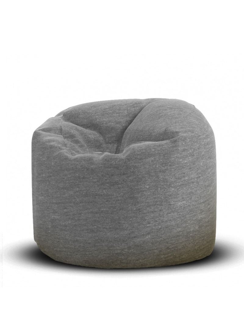 Pouffy - LARGE COUCHY JUTE GREY RELAXING AND COMFORTABLE BEAN BAG - Image 1