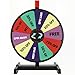 Hooomyai 15 inch Tabletop Spinning Prize Wheel with Durable Base Stand 10 Slots Spin Wheel for Prizes Spinner with Dry Erase Markers and Eraser for Classroom Carnival Trade Show Party Game - Image 4